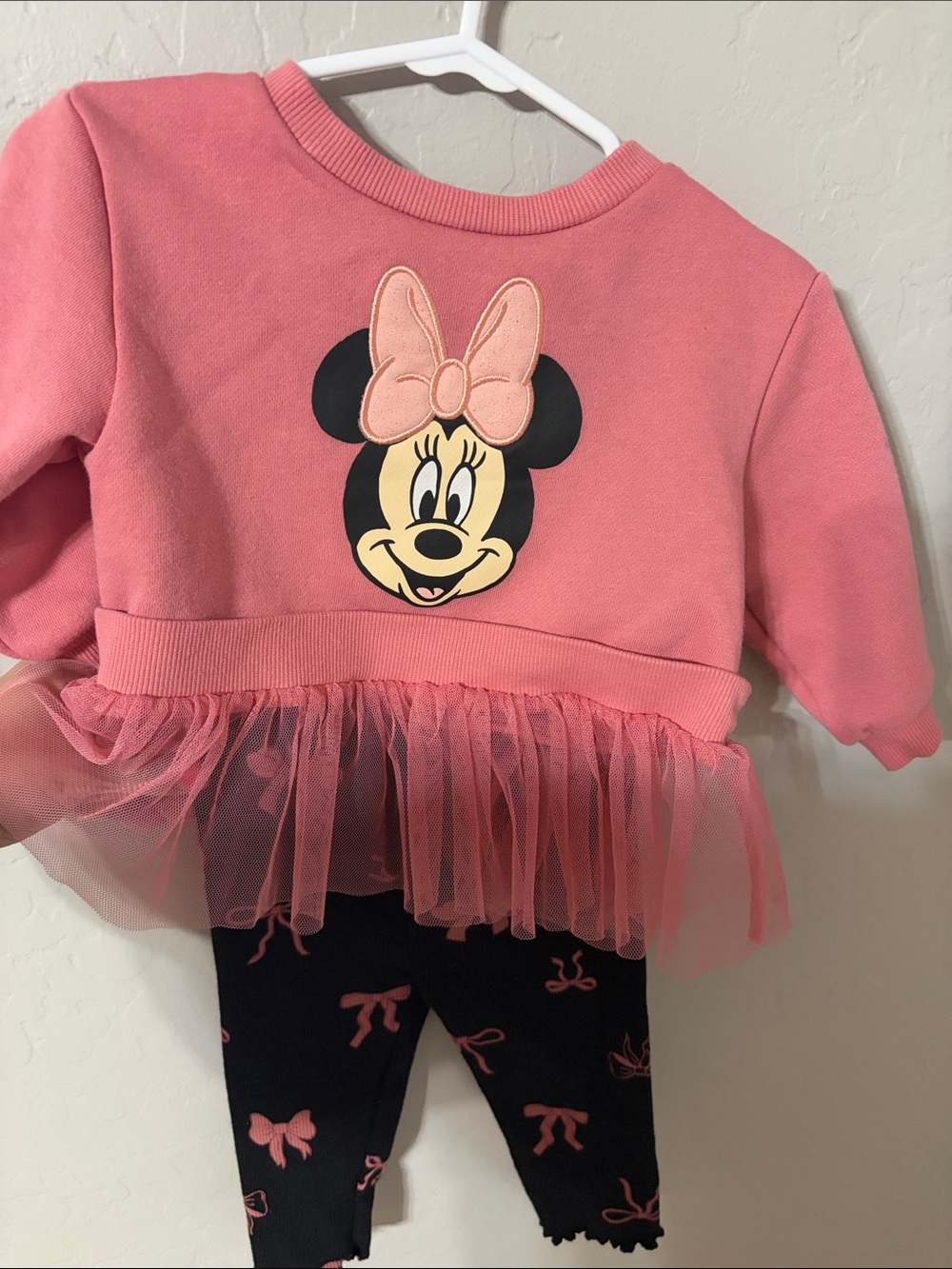 Disney Baby Pink Minnie Mouse Pullover